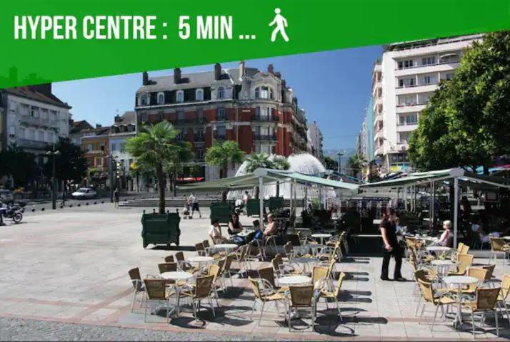 La Dolce Vita -T2 52M2- Dernier Etage- Terrasse-Parking-Wifi Fibre Apartment Tarbes Bagian luar foto